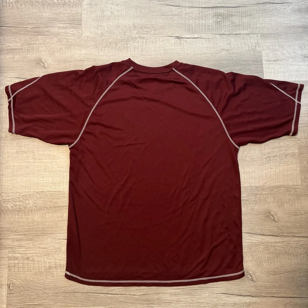 Champion And Disney Collab T Shirt Short Sleeve Maroon Double Dry Tee Size XL - Picture 7 of 11